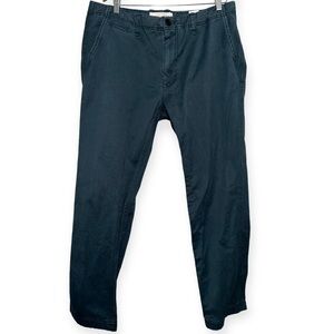 Fat Face UK Men’s Size 38 x 32 Green Cotton Chino Trousers Pants